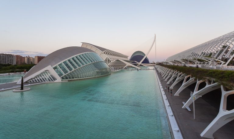 Ciudad de las Artes y las Ciencias, en Valencia