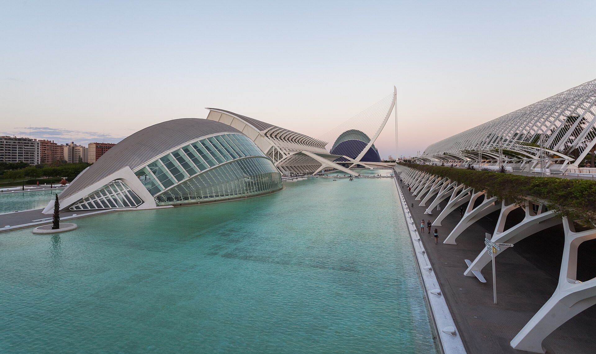Ciudad de las Artes y las Ciencias, en Valencia
