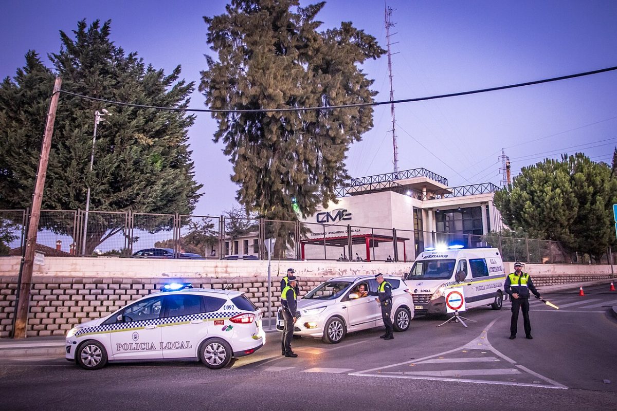 Control de alcoholemia de la Policía Local de Málaga