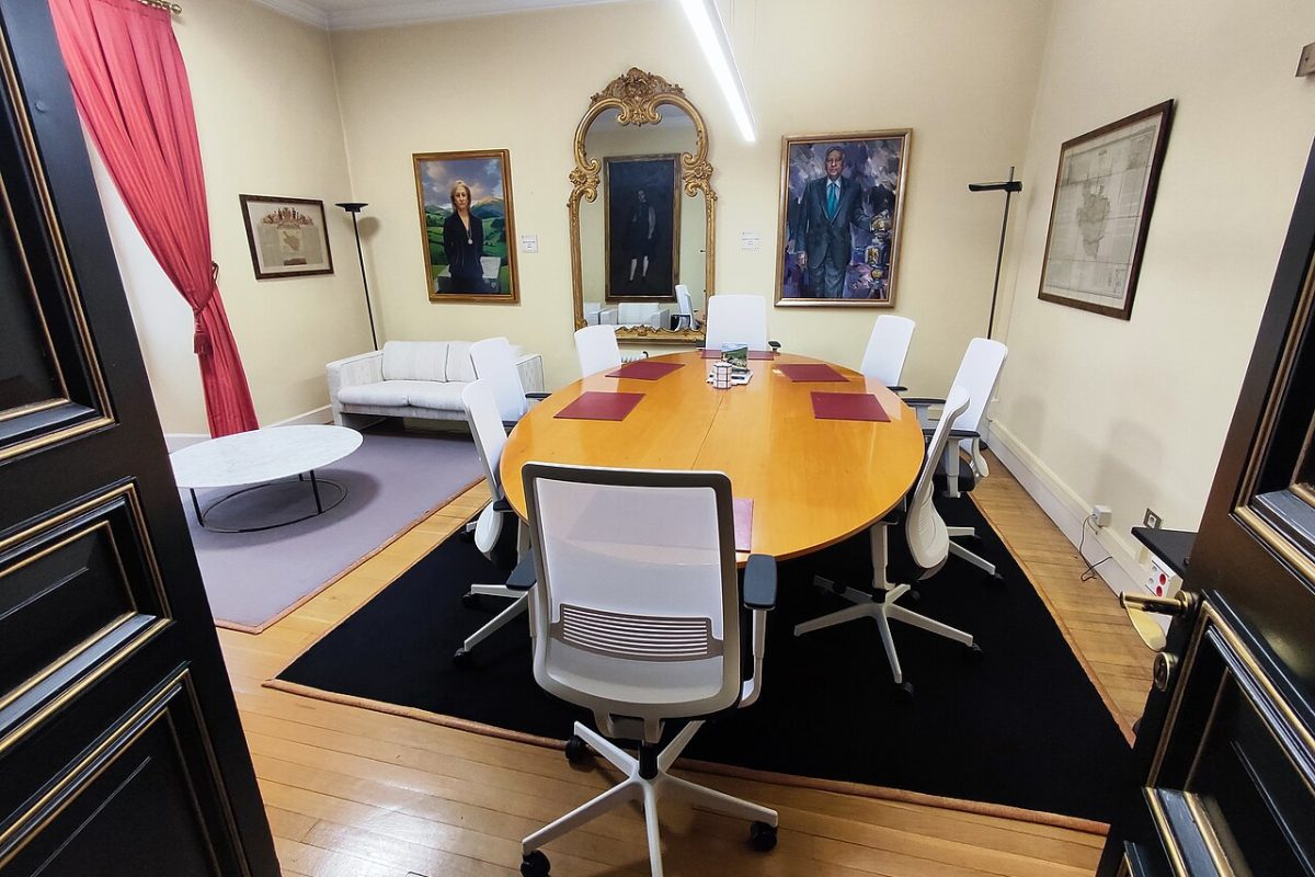 Sala de reuniones de las Juntas Generales de Álava